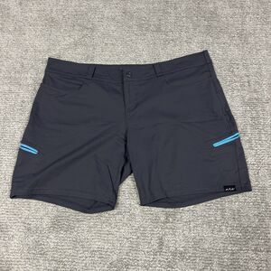 NRS Shorts Women’s 12 Guide Wear Gray Hiking Outdoor Stretch Pockets